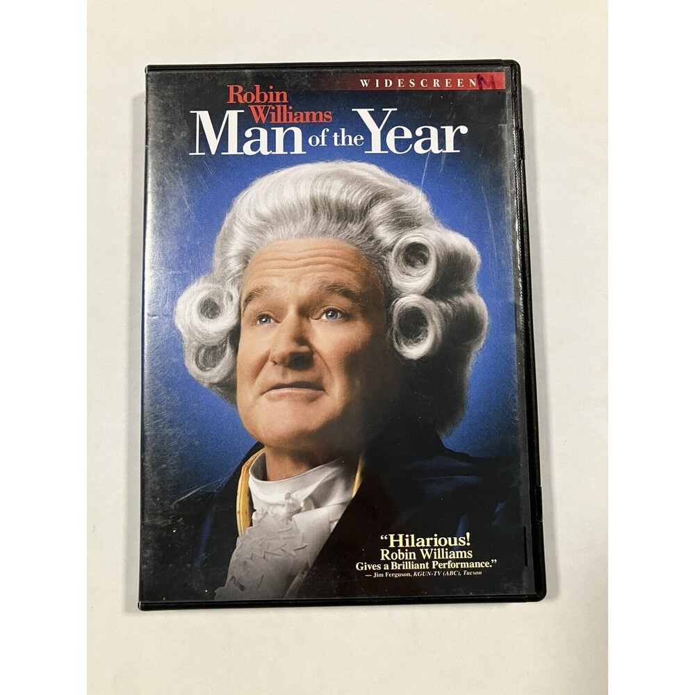 Man of the Year DVD 2007 Robin Williams Tested